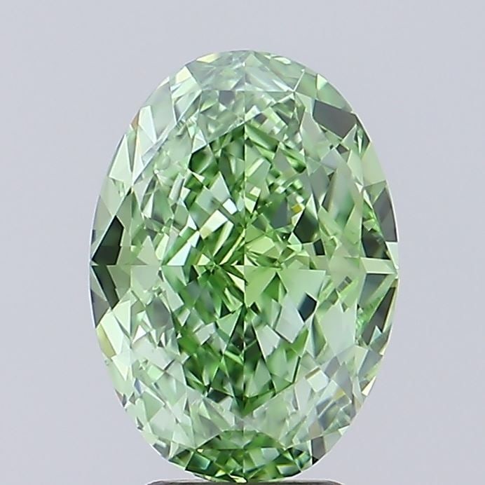 IGI Oval 3.1ct Fancy Vivid Green VVS2 - Loose Lab Diamond: IGI Oval 3.1ct Fancy Vivid Green VVS2 - Loose Lab Diamond Item Specifics: Source: This Is A Real Diamond Grown In A Lab Not Mined. Carat: 3.1 Cut: - Color: Fancy Vivid Green Clarity: VVS2 Polish: EX S