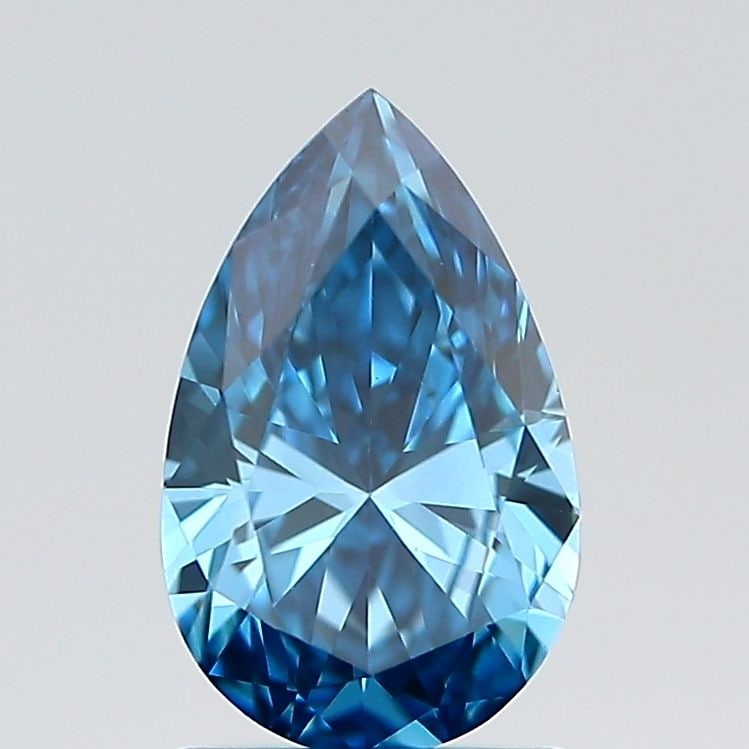 IGI Pear 1.07ct Fancy Vivid Blue VVS2 - Loose Lab Diamond: IGI Pear 1.07ct Fancy Vivid Blue VVS2 - Loose Lab Diamond Item Specifics: Source: This Is A Real Diamond Grown In A Lab Not Mined. Carat: 1.07 Cut: - Color: Fancy Vivid Blue Clarity: VVS2 Polish: VG