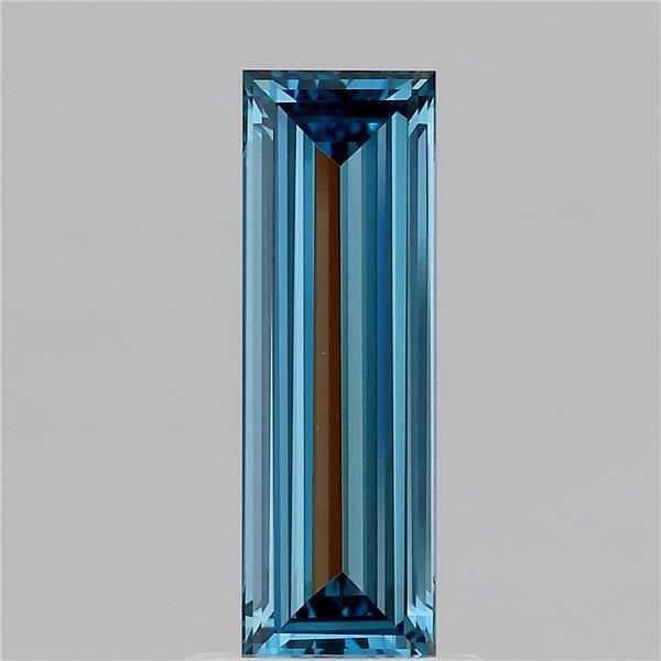 IGI Baguette 1.1ct Fancy Vivid Blue VVS2 - Loose Lab Diamond: IGI Baguette 1.1ct Fancy Vivid Blue VVS2 - Loose Lab Diamond Item Specifics: Source: This Is A Real Diamond Grown In A Lab Not Mined. Carat: 1.1 Cut: - Color: Fancy Vivid Blue Clarity: VVS2 Polish: