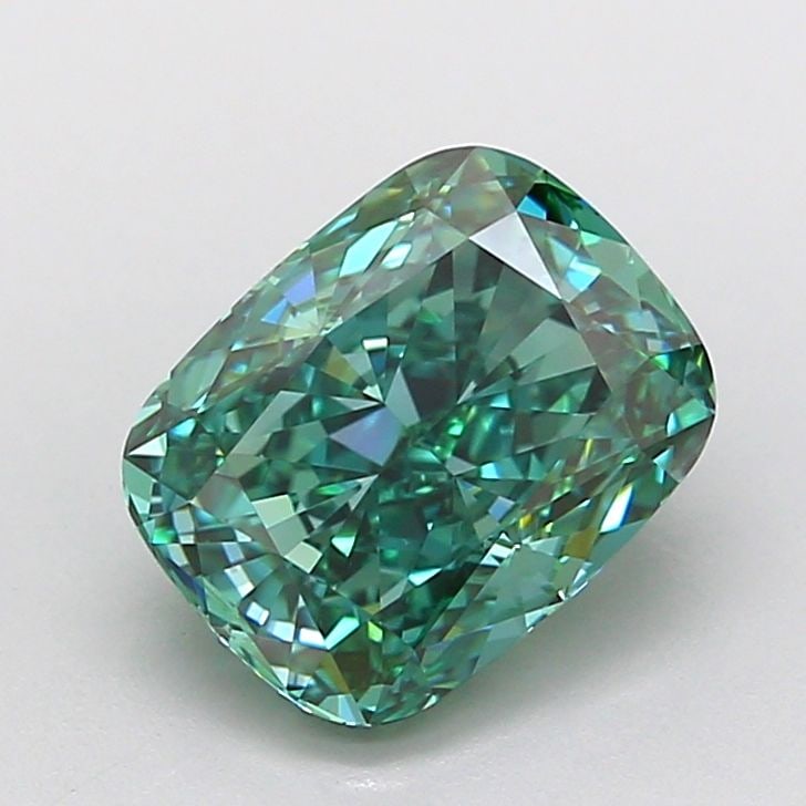 IGI Cushion Modified 2.02ct Fancy Vivid Green VVS1 - Loose Lab Diamond: IGI Cushion Modified 2.02ct Fancy Vivid Green VVS1 - Loose Lab Diamond Item Specifics: Source: This Is A Real Diamond Grown In A Lab Not Mined. Carat: 2.02 Cut: - Color: Fancy Vivid Green Clarity: VVS