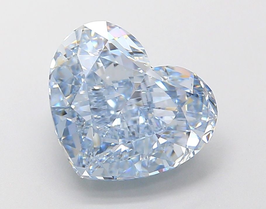 IGI Heart 3.76ct Fancy Blue VVS2 - Loose Lab Diamond: IGI Heart 3.76ct Fancy Blue VVS2 - Loose Lab Diamond Item Specifics: Source: This Is A Real Diamond Grown In A Lab Not Mined. Carat: 3.76 Cut: - Color: Fancy Blue Clarity: VVS2 Polish: EX Symmetry:
