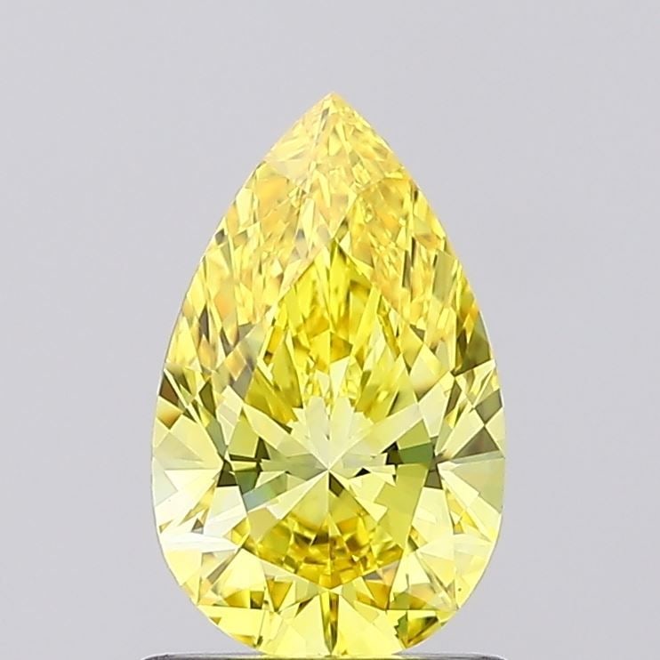 IGI Pear 1.01ct Fancy Vivid Yellow VVS2 - Loose Lab Diamond: IGI Pear 1.01ct Fancy Vivid Yellow VVS2 - Loose Lab Diamond Item Specifics: Source: This Is A Real Diamond Grown In A Lab Not Mined. Carat: 1.01 Cut: - Color: Fancy Vivid Yellow Clarity: VVS2 Polish: 