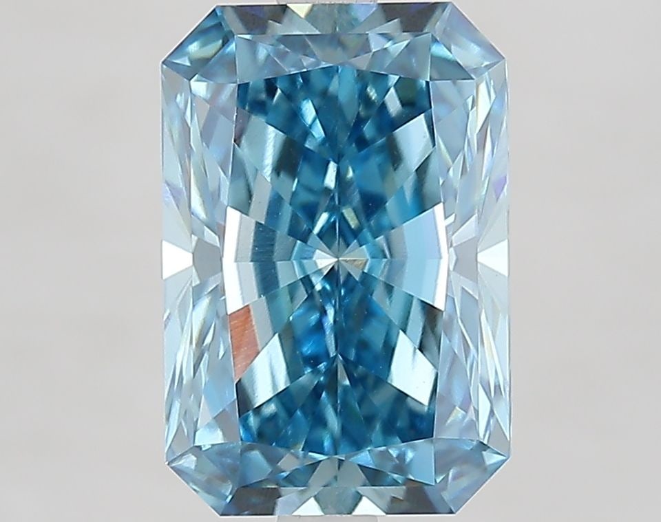 IGI Radiant 3.66ct Fancy Vivid Blue VVS2 - Loose Lab Diamond (1 of 1)