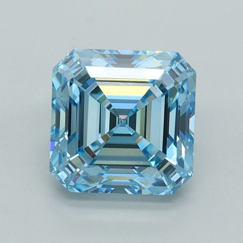 IGI Asscher 2.03ct Fancy Vivid Blue VVS2 - Loose Lab Diamond: IGI Asscher 2.03ct Fancy Vivid Blue VVS2 - Loose Lab Diamond Item Specifics: Source: This Is A Real Diamond Grown In A Lab Not Mined. Carat: 2.03 Cut: - Color: Fancy Vivid Blue Clarity: VVS2 Polish: