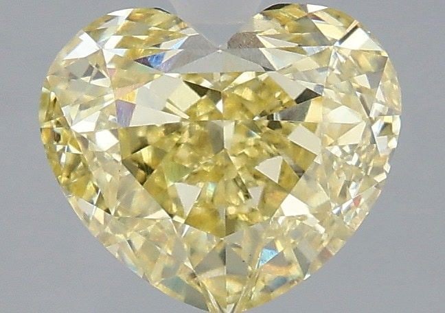 IGI Heart 2.07ct Fancy Intense Yellow VVS2 - Loose Lab Diamond: IGI Heart 2.07ct Fancy Intense Yellow VVS2 - Loose Lab Diamond Item Specifics: Source: This Is A Real Diamond Grown In A Lab Not Mined. Carat: 2.07 Cut: - Color: Fancy Intense Yellow Clarity: VVS2