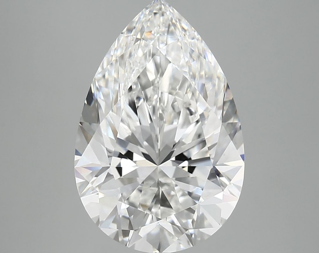IGI Pear 5.07ct E VVS2 - Loose Lab Diamond: IGI Pear 5.07ct E VVS2 - Loose Lab Diamond Item Specifics: Source: This Is A Real Diamond Grown In A Lab Not Mined. Carat: 5.07 Cut: - Color: E Clarity: VVS2 Polish: EX Symmetry: EX Measurements: