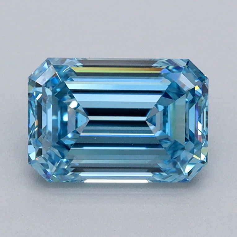 IGI Emerald 1.53ct Fancy Vivid Blue VVS2 - Loose Lab Diamond: IGI Emerald 1.53ct Fancy Vivid Blue VVS2 - Loose Lab Diamond Item Specifics: Source: This Is A Real Diamond Grown In A Lab Not Mined. Carat: 1.53 Cut: - Color: Fancy Vivid Blue Clarity: VVS2 Polish: E