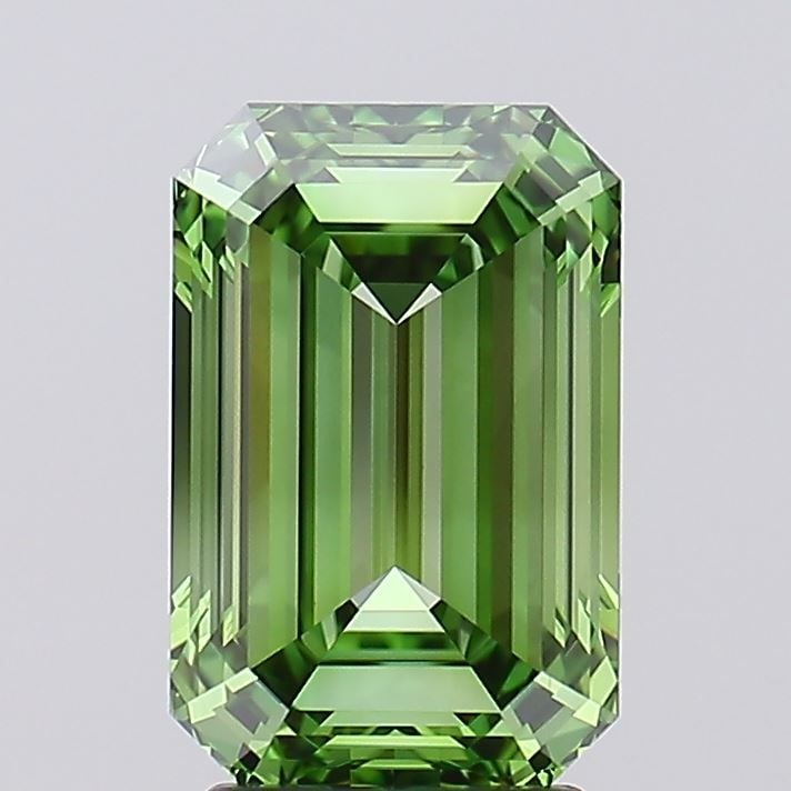 IGI Emerald 3.39ct Fancy Vivid Green VVS2 - Loose Lab Diamond: IGI Emerald 3.39ct Fancy Vivid Green VVS2 - Loose Lab Diamond Item Specifics: Source: This Is A Real Diamond Grown In A Lab Not Mined. Carat: 3.39 Cut: - Color: Fancy Vivid Green Clarity: VVS2 Polish: