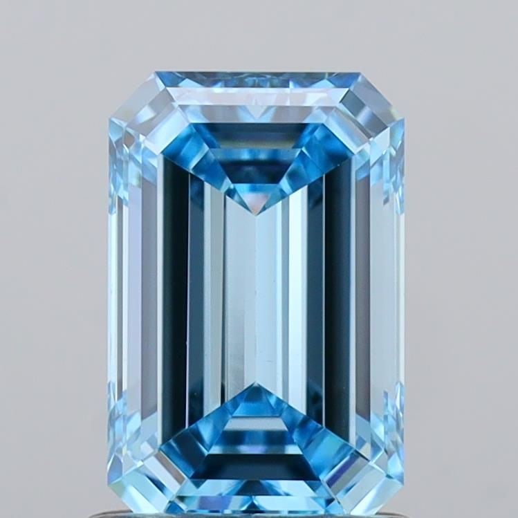 IGI Emerald 1.25ct Fancy Vivid Blue VVS2 - Loose Lab Diamond: IGI Emerald 1.25ct Fancy Vivid Blue VVS2 - Loose Lab Diamond Item Specifics: Source: This Is A Real Diamond Grown In A Lab Not Mined. Carat: 1.25 Cut: - Color: Fancy Vivid Blue Clarity: VVS2 Polish: E
