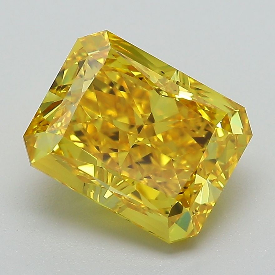 IGI Radiant 3.35ct Fancy Vivid Yellow VVS2 - Loose Lab Diamond: IGI Radiant 3.35ct Fancy Vivid Yellow VVS2 - Loose Lab Diamond Item Specifics: Source: This Is A Real Diamond Grown In A Lab Not Mined. Carat: 3.35 Cut: - Color: Fancy Vivid Yellow Clarity: VVS2 Polis