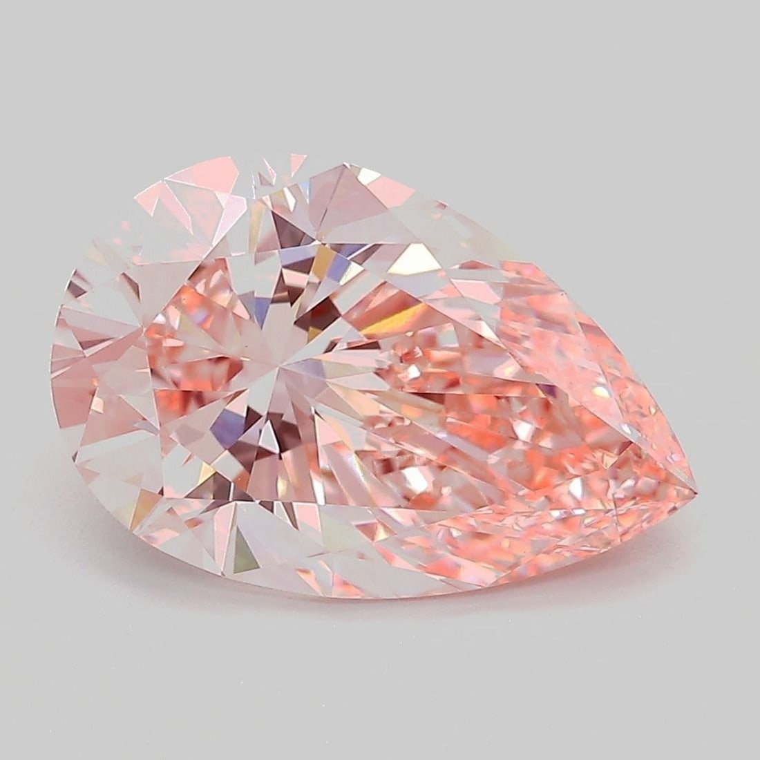 IGI Pear 4.05ct Fancy Vivid Pink VVS2 - Loose Lab Diamond: IGI Pear 4.05ct Fancy Vivid Pink VVS2 - Loose Lab Diamond Item Specifics: Source: This Is A Real Diamond Grown In A Lab Not Mined. Carat: 4.05 Cut: - Color: Fancy Vivid Pink Clarity: VVS2 Polish: EX
