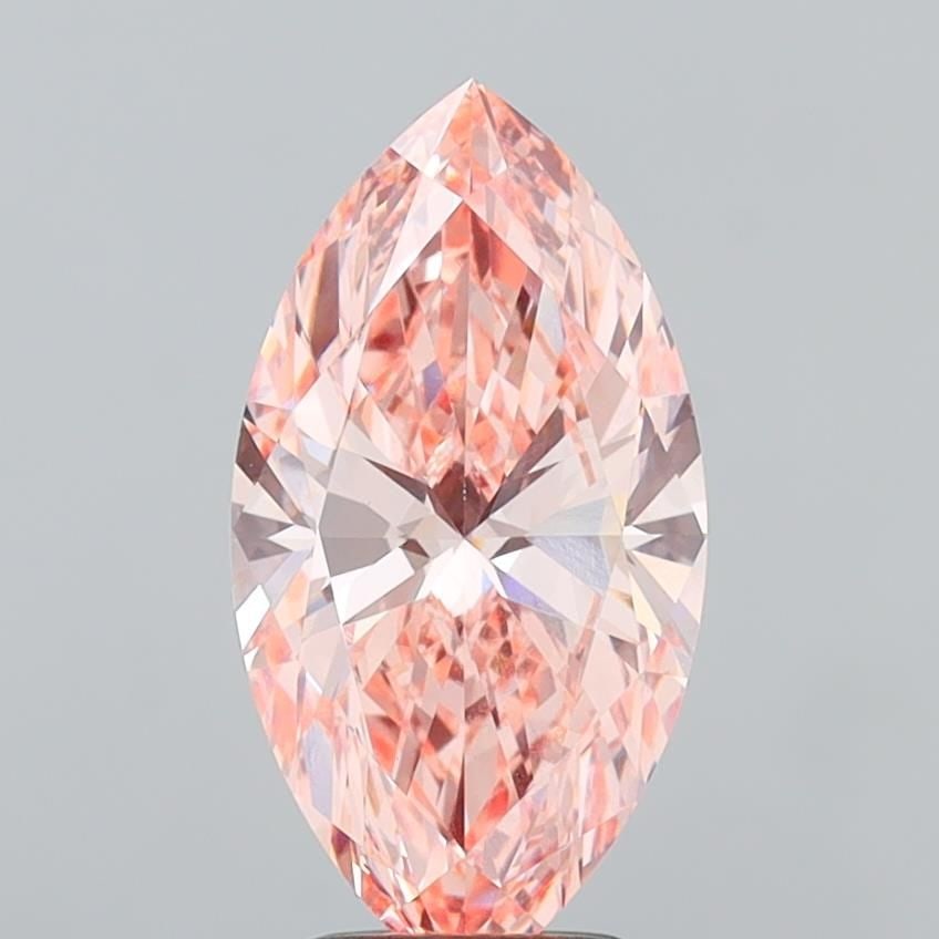 IGI Marquise 3.01ct Fancy Intense Pink VVS2 - Loose Lab Diamond: IGI Marquise 3.01ct Fancy Intense Pink VVS2 - Loose Lab Diamond Item Specifics: Source: This Is A Real Diamond Grown In A Lab Not Mined. Carat: 3.01 Cut: - Color: Fancy Intense Pink Clarity: VVS2 Poli
