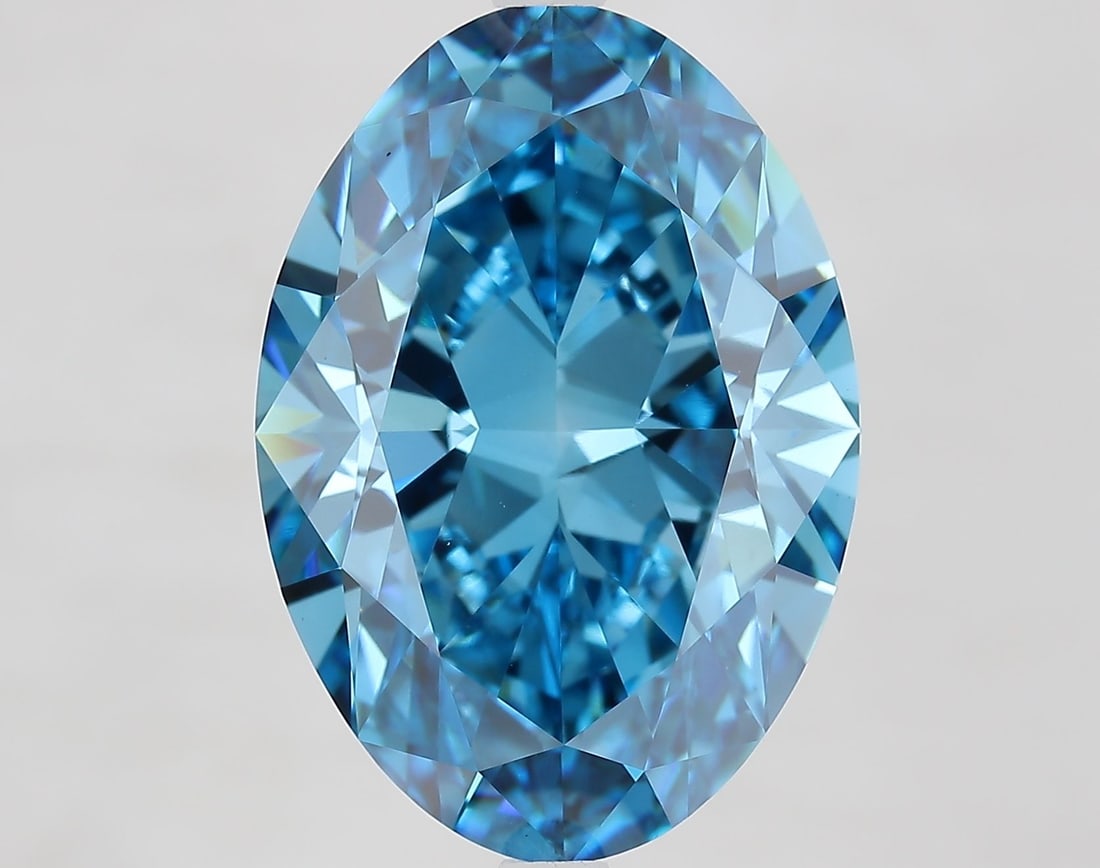 IGI Oval 8.02ct Fancy Vivid Blue VVS2 - Loose Lab Diamond: IGI Oval 8.02ct Fancy Vivid Blue VVS2 - Loose Lab Diamond Item Specifics: Source: This Is A Real Diamond Grown In A Lab Not Mined. Carat: 8.02 Cut: - Color: Fancy Vivid Blue Clarity: VVS2 Polish: EX