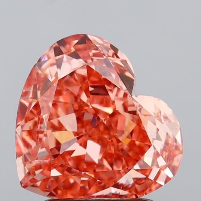 IGI Heart 2.05ct Fancy Vivid Pink VVS2 - Loose Lab Diamond (1 of 1)