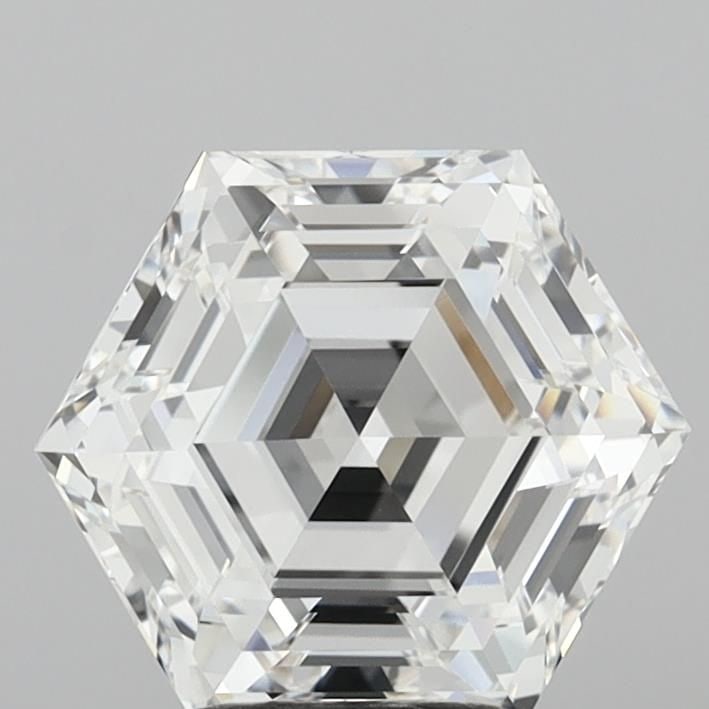 IGI Hexagonal 4.09ct F VVS2 - Loose Lab Diamond: IGI Hexagonal 4.09ct F VVS2 - Loose Lab Diamond Item Specifics: Source: This Is A Real Diamond Grown In A Lab Not Mined. Carat: 4.09 Cut: - Color: F Clarity: VVS2 Polish: EX Symmetry: EX Measurements: