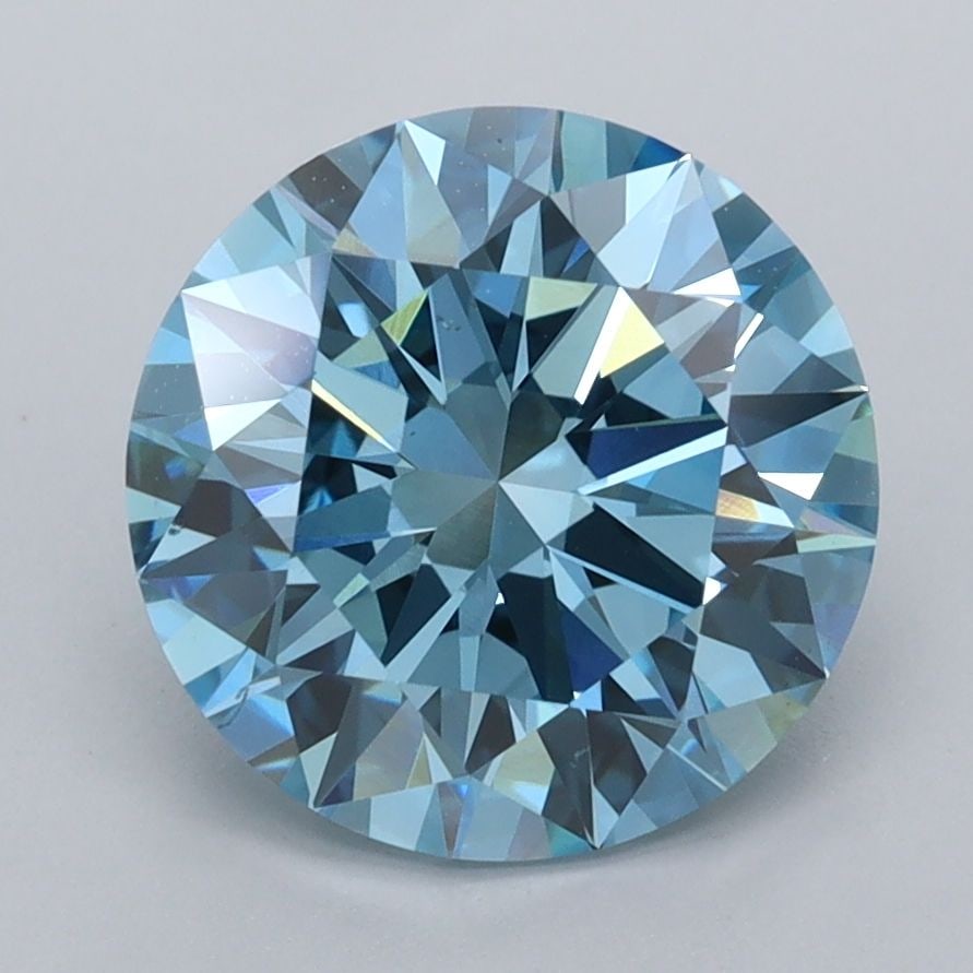 IGI Round 3.02ct Fancy Vivid Blue VVS2 - Ideal Loose Lab Diamond: IGI Round 3.02ct Fancy Vivid Blue VVS2 - Ideal Loose Lab Diamond Item Specifics: Source: This Is A Real Diamond Grown In A Lab Not Mined. Carat: 3.02 Cut: ID Color: Fancy Vivid Blue Clarity: VVS2 Poli