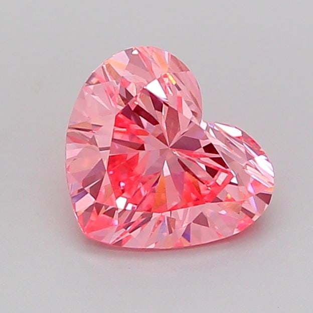 IGI Heart 1.09ct Fancy Vivid Pink VVS2 - Loose Lab Diamond: IGI Heart 1.09ct Fancy Vivid Pink VVS2 - Loose Lab Diamond Item Specifics: Source: This Is A Real Diamond Grown In A Lab Not Mined. Carat: 1.09 Cut: - Color: Fancy Vivid Pink Clarity: VVS2 Polish: VG 