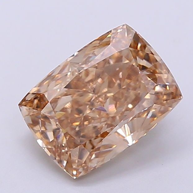 IGI Cushion 2.15ct Fancy Light Brown VVS2 - Loose Lab Diamond: IGI Cushion 2.15ct Fancy Light Brown VVS2 - Loose Lab Diamond Item Specifics: Source: This Is A Real Diamond Grown In A Lab Not Mined. Carat: 2.15 Cut: - Color: Fancy Light Brown Clarity: VVS2 Polish: