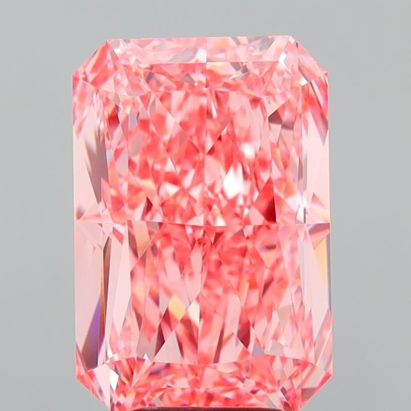 IGI Radiant 6.08ct Fancy Vivid Pink VVS2 - Loose Lab Diamond: IGI Radiant 6.08ct Fancy Vivid Pink VVS2 - Loose Lab Diamond Item Specifics: Source: This Is A Real Diamond Grown In A Lab Not Mined. Carat: 6.08 Cut: - Color: Fancy Vivid Pink Clarity: VVS2 Polish: E