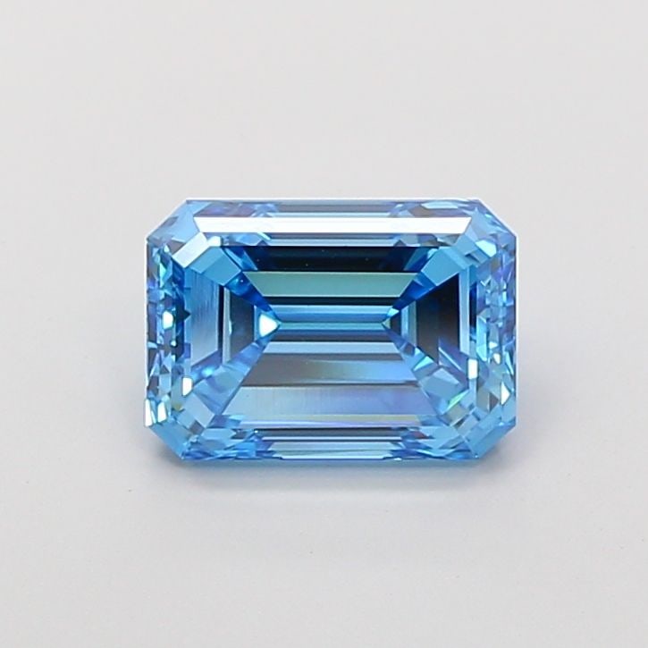 IGI Emerald 3.01ct Fancy Vivid Blue VVS2 - Loose Lab Diamond: IGI Emerald 3.01ct Fancy Vivid Blue VVS2 - Loose Lab Diamond Item Specifics: Source: This Is A Real Diamond Grown In A Lab Not Mined. Carat: 3.01 Cut: - Color: Fancy Vivid Blue Clarity: VVS2 Polish: E