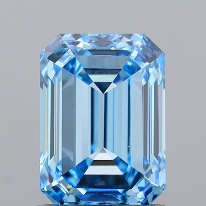 IGI Emerald 1.11ct Fancy Vivid Blue VVS2 - Loose Lab Diamond: IGI Emerald 1.11ct Fancy Vivid Blue VVS2 - Loose Lab Diamond Item Specifics: Source: This Is A Real Diamond Grown In A Lab Not Mined. Carat: 1.11 Cut: - Color: Fancy Vivid Blue Clarity: VVS2 Polish: E