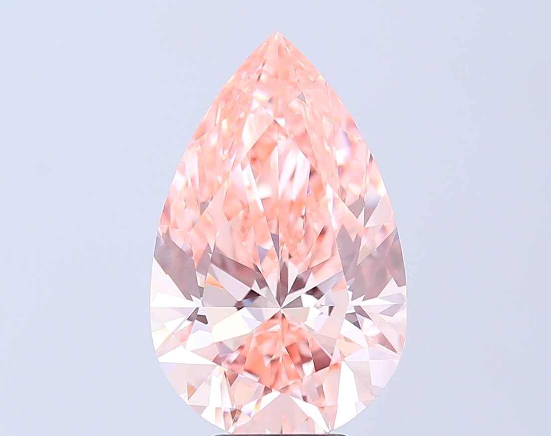 IGI Pear 6.07ct Fancy Intense Pink VVS2 - Loose Lab Diamond: IGI Pear 6.07ct Fancy Intense Pink VVS2 - Loose Lab Diamond Item Specifics: Source: This Is A Real Diamond Grown In A Lab Not Mined. Carat: 6.07 Cut: - Color: Fancy Intense Pink Clarity: VVS2 Polish:
