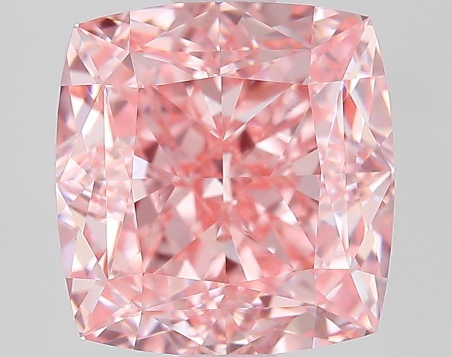 IGI Cushion Modified 2.6ct Fancy Vivid Pink VVS2 - Loose Lab Diamond: IGI Cushion Modified 2.6ct Fancy Vivid Pink VVS2 - Loose Lab Diamond Item Specifics: Source: This Is A Real Diamond Grown In A Lab Not Mined. Carat: 2.6 Cut: - Color: Fancy Vivid Pink Clarity: VVS2 Po