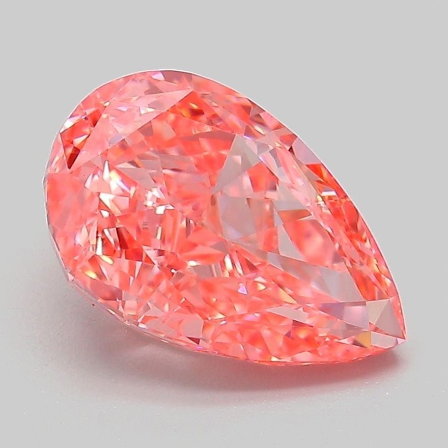 IGI Pear 3.06ct Fancy Vivid Pink VVS2 - Loose Lab Diamond: IGI Pear 3.06ct Fancy Vivid Pink VVS2 - Loose Lab Diamond Item Specifics: Source: This Is A Real Diamond Grown In A Lab Not Mined. Carat: 3.06 Cut: - Color: Fancy Vivid Pink Clarity: VVS2 Polish: EX