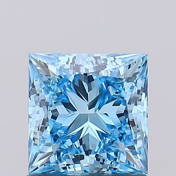 IGI Princess 1.01ct Fancy Vivid Blue VVS2 - Loose Lab Diamond: IGI Princess 1.01ct Fancy Vivid Blue VVS2 - Loose Lab Diamond Item Specifics: Source: This Is A Real Diamond Grown In A Lab Not Mined. Carat: 1.01 Cut: - Color: Fancy Vivid Blue Clarity: VVS2 Polish: 