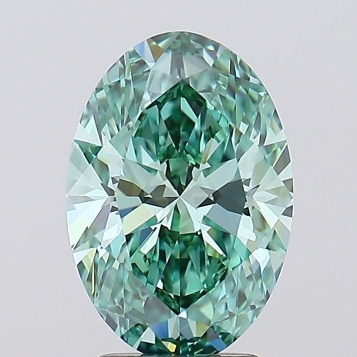 IGI Oval 2.87ct Fancy Vivid Green VVS2 - Loose Lab Diamond: IGI Oval 2.87ct Fancy Vivid Green VVS2 - Loose Lab Diamond Item Specifics: Source: This Is A Real Diamond Grown In A Lab Not Mined. Carat: 2.87 Cut: - Color: Fancy Vivid Green Clarity: VVS2 Polish: EX