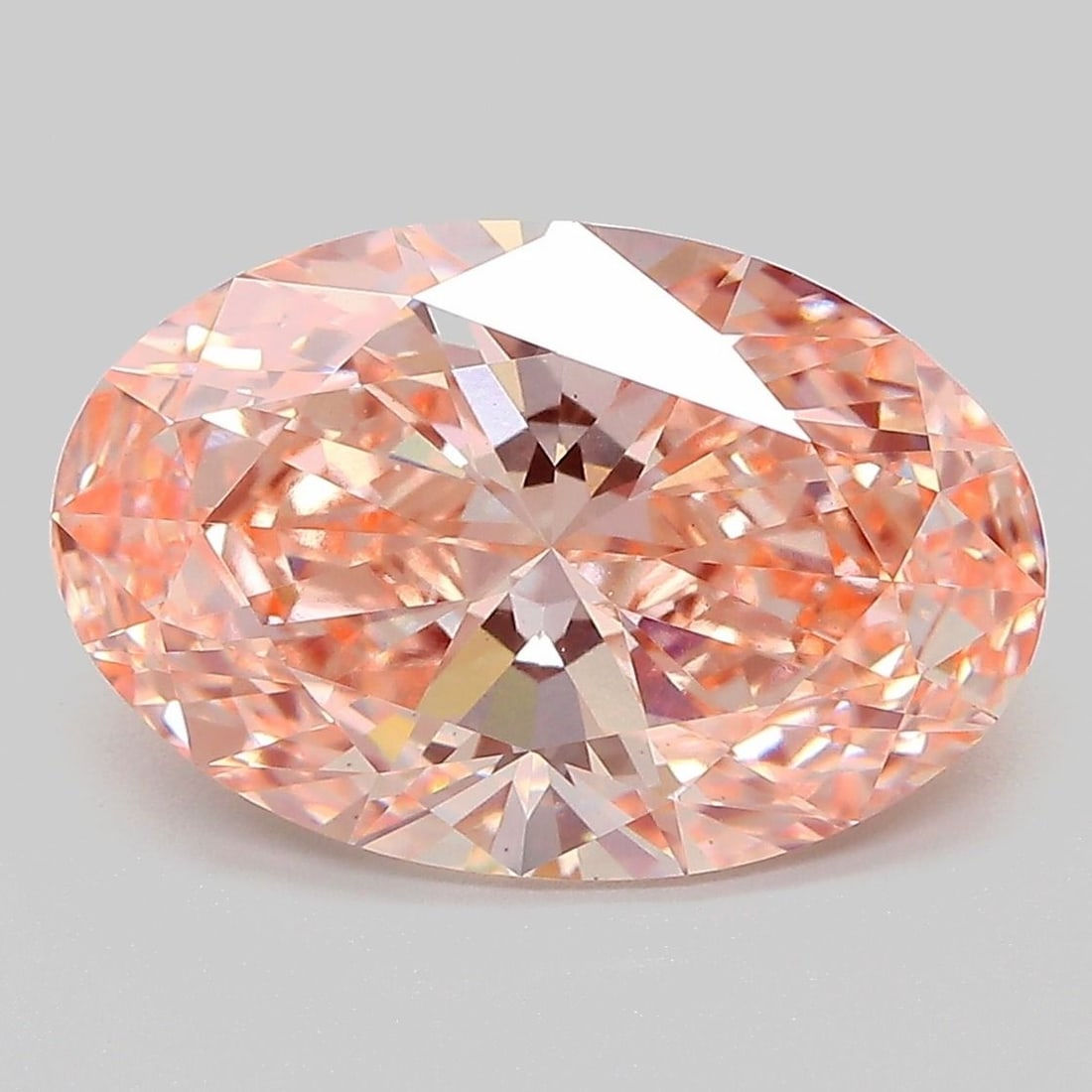 IGI Oval 5.09ct Fancy Vivid Pink VVS2 - Loose Lab Diamond: IGI Oval 5.09ct Fancy Vivid Pink VVS2 - Loose Lab Diamond Item Specifics: Source: This Is A Real Diamond Grown In A Lab Not Mined. Carat: 5.09 Cut: - Color: Fancy Vivid Pink Clarity: VVS2 Polish: EX S