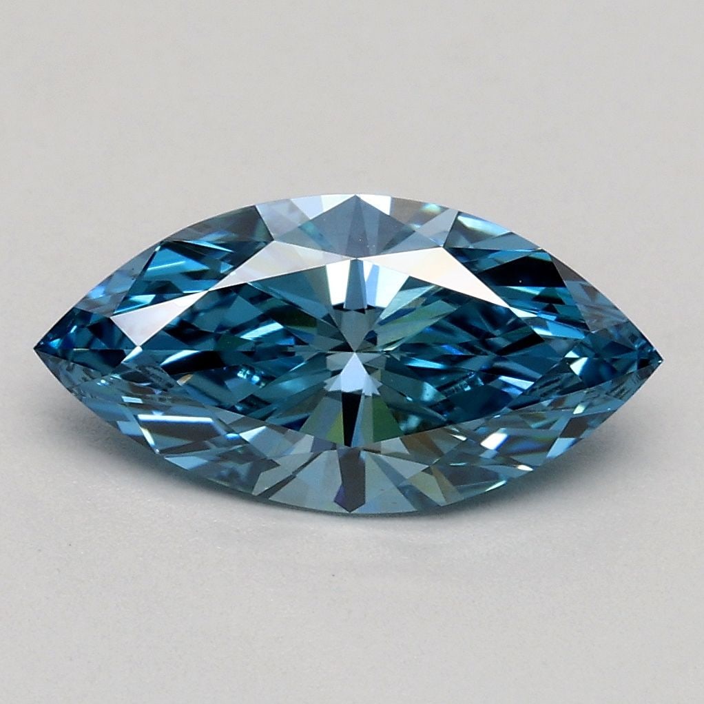 IGI Marquise 1.18ct Fancy Intense Blue VVS1 - Loose Lab Diamond: IGI Marquise 1.18ct Fancy Intense Blue VVS1 - Loose Lab Diamond Item Specifics: Source: This Is A Real Diamond Grown In A Lab Not Mined. Carat: 1.18 Cut: - Color: Fancy Intense Blue Clarity: VVS1 Poli