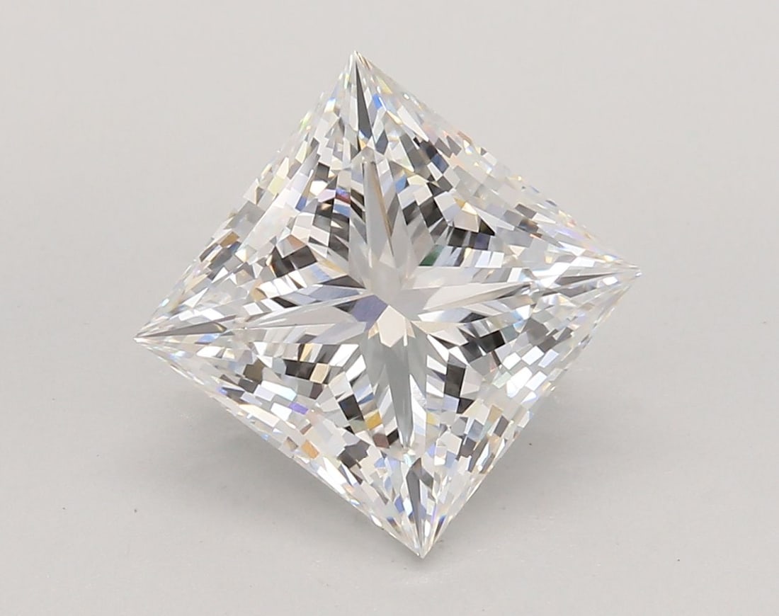 IGI Princess 4.54ct E VVS2 - Loose Lab Diamond: IGI Princess 4.54ct E VVS2 - Loose Lab Diamond Item Specifics: Source: This Is A Real Diamond Grown In A Lab Not Mined. Carat: 4.54 Cut: - Color: E Clarity: VVS2 Polish: EX Symmetry: EX Measurements: 