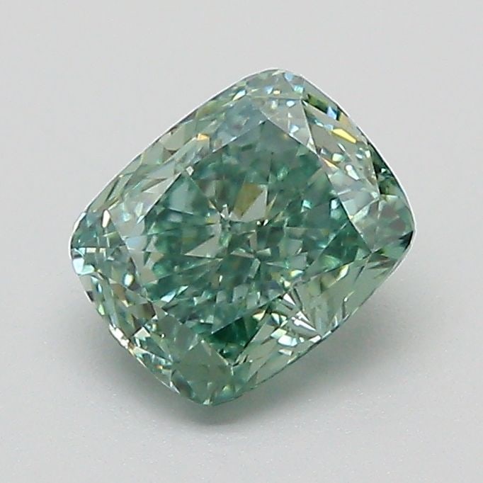 IGI Cushion Modified 1.05ct Fancy Vivid Green VVS2 - Loose Lab Diamond: IGI Cushion Modified 1.05ct Fancy Vivid Green VVS2 - Loose Lab Diamond Item Specifics: Source: This Is A Real Diamond Grown In A Lab Not Mined. Carat: 1.05 Cut: - Color: Fancy Vivid Green Clarity: VVS