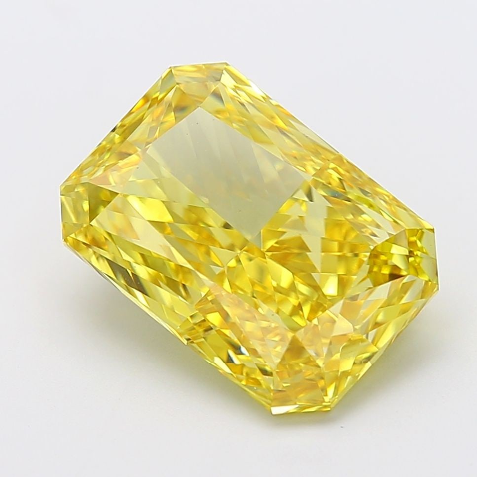 IGI Radiant 10.09ct Fancy Vivid Yellow VVS2 - Loose Lab Diamond: IGI Radiant 10.09ct Fancy Vivid Yellow VVS2 - Loose Lab Diamond Item Specifics: Source: This Is A Real Diamond Grown In A Lab Not Mined. Carat: 10.09 Cut: - Color: Fancy Vivid Yellow Clarity: VVS2