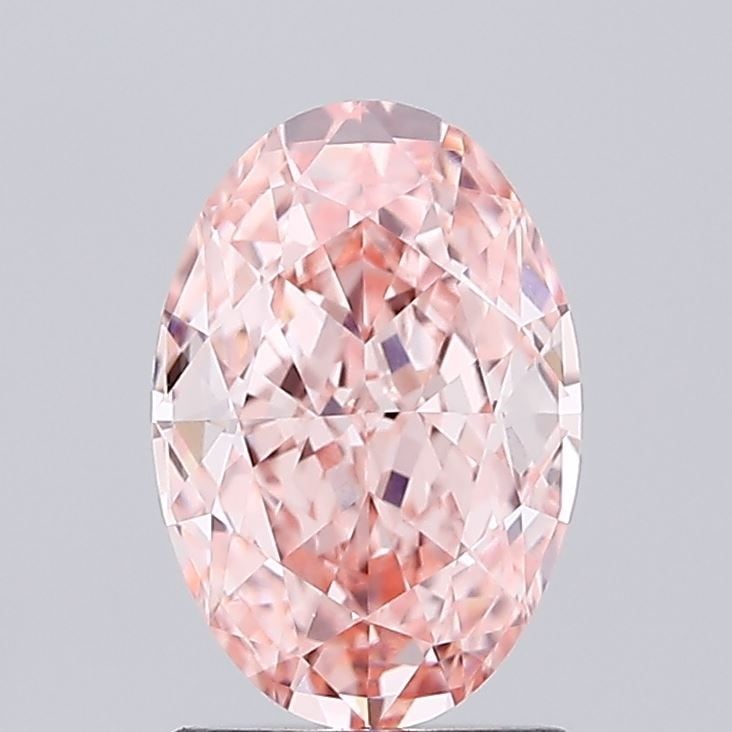 IGI Oval 1.61ct Fancy Vivid Pink VVS2 - Loose Lab Diamond: IGI Oval 1.61ct Fancy Vivid Pink VVS2 - Loose Lab Diamond Item Specifics: Source: This Is A Real Diamond Grown In A Lab Not Mined. Carat: 1.61 Cut: - Color: Fancy Vivid Pink Clarity: VVS2 Polish: EX