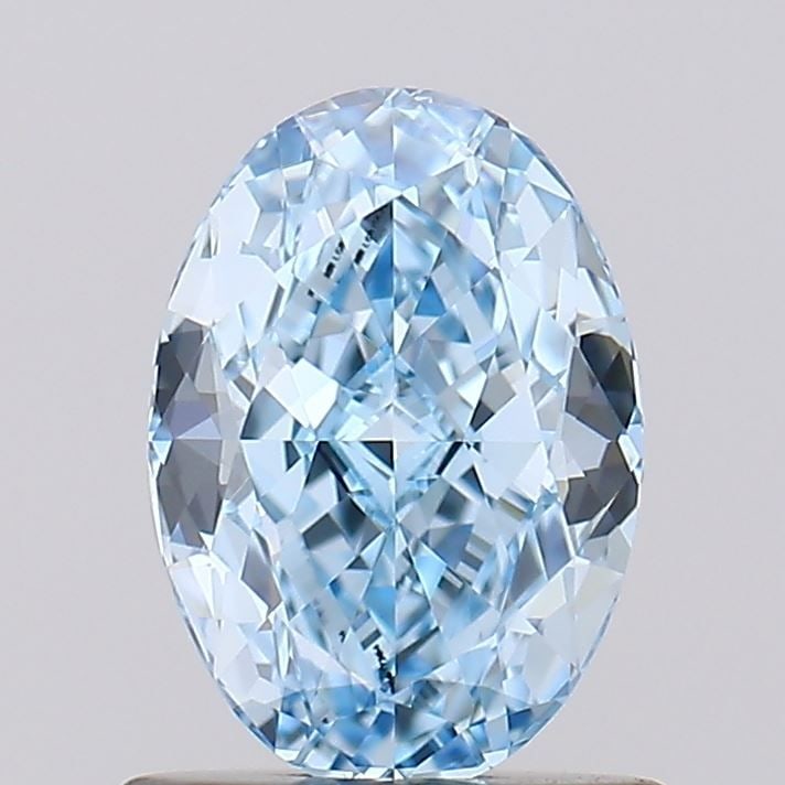 IGI Oval 0.93ct Fancy Vivid Blue VVS2 - Loose Lab Diamond: IGI Oval 0.93ct Fancy Vivid Blue VVS2 - Loose Lab Diamond Item Specifics: Source: This Is A Real Diamond Grown In A Lab Not Mined. Carat: 0.93 Cut: - Color: Fancy Vivid Blue Clarity: VVS2 Polish: EX