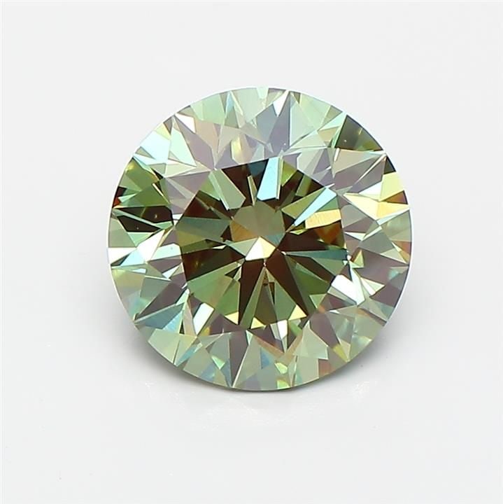 IGI Round 2.08ct Fancy Vivid Green VVS2 - Loose Lab Diamond: IGI Round 2.08ct Fancy Vivid Green VVS2 - Loose Lab Diamond Item Specifics: Source: This Is A Real Diamond Grown In A Lab Not Mined. Carat: 2.08 Cut: EX Color: Fancy Vivid Green Clarity: VVS2 Polish: