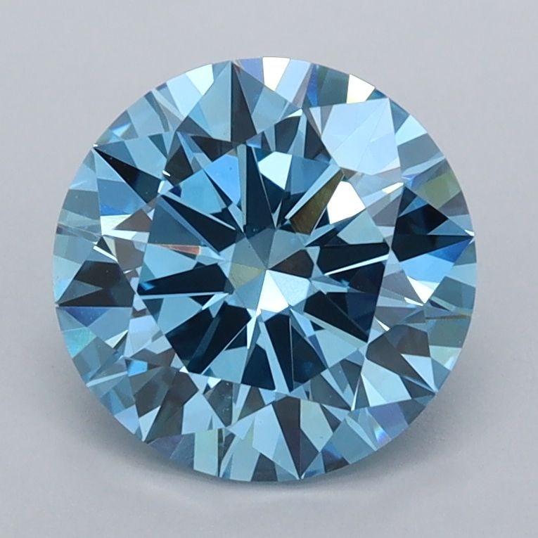 IGI Round 2.0ct Fancy Vivid Blue VVS2 - Loose Lab Diamond: IGI Round 2.0ct Fancy Vivid Blue VVS2 - Loose Lab Diamond Item Specifics: Source: This Is A Real Diamond Grown In A Lab Not Mined. Carat: 2.0 Cut: EX Color: Fancy Vivid Blue Clarity: VVS2 Polish: EX S