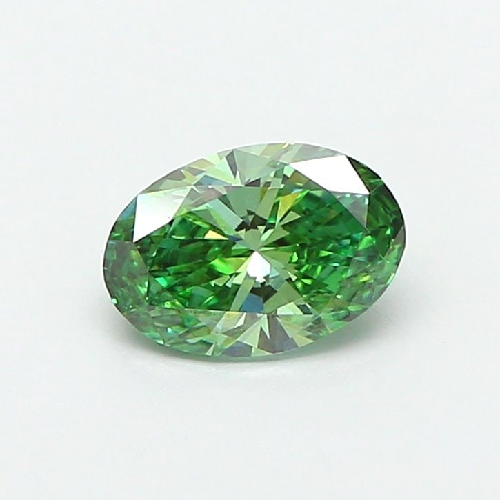 IGI Oval 0.8ct Fancy Vivid Green VVS2 - Loose Lab Diamond: IGI Oval 0.8ct Fancy Vivid Green VVS2 - Loose Lab Diamond Item Specifics: Source: This Is A Real Diamond Grown In A Lab Not Mined. Carat: 0.8 Cut: - Color: Fancy Vivid Green Clarity: VVS2 Polish: VG S