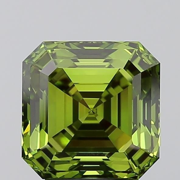 IGI Asscher 3.07ct Fancy Vivid Green VVS1 - Loose Lab Diamond: IGI Asscher 3.07ct Fancy Vivid Green VVS1 - Loose Lab Diamond Item Specifics: Source: This Is A Real Diamond Grown In A Lab Not Mined. Carat: 3.07 Cut: - Color: Fancy Vivid Green Clarity: VVS1 Polish: