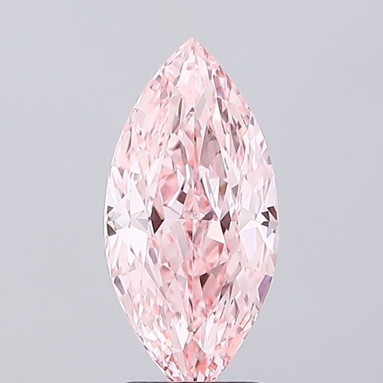IGI Marquise 2.58ct Fancy Vivid Pink VVS2 - Loose Lab Diamond: IGI Marquise 2.58ct Fancy Vivid Pink VVS2 - Loose Lab Diamond Item Specifics: Source: This Is A Real Diamond Grown In A Lab Not Mined. Carat: 2.58 Cut: - Color: Fancy Vivid Pink Clarity: VVS2 Polish: