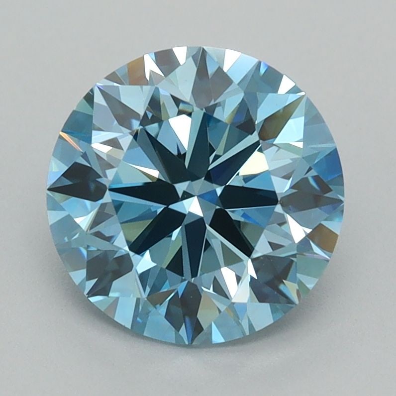 IGI Round 1.98ct Fancy Vivid Blue VVS1 - Ideal Loose Lab Diamond (1 of 1)