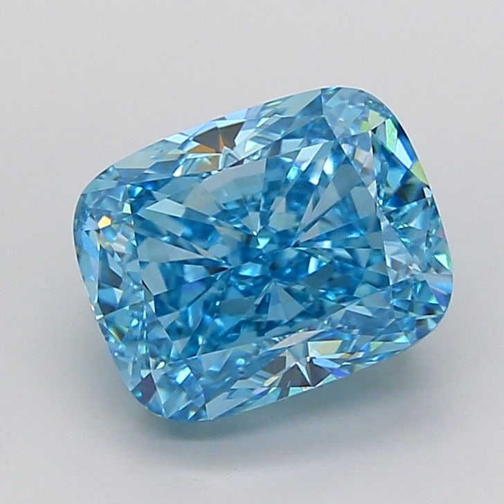 IGI Cushion Modified 4.59ct Fancy Vivid Blue VVS2 - Loose Lab Diamond: IGI Cushion Modified 4.59ct Fancy Vivid Blue VVS2 - Loose Lab Diamond Item Specifics: Source: This Is A Real Diamond Grown In A Lab Not Mined. Carat: 4.59 Cut: - Color: Fancy Vivid Blue Clarity: VVS2 