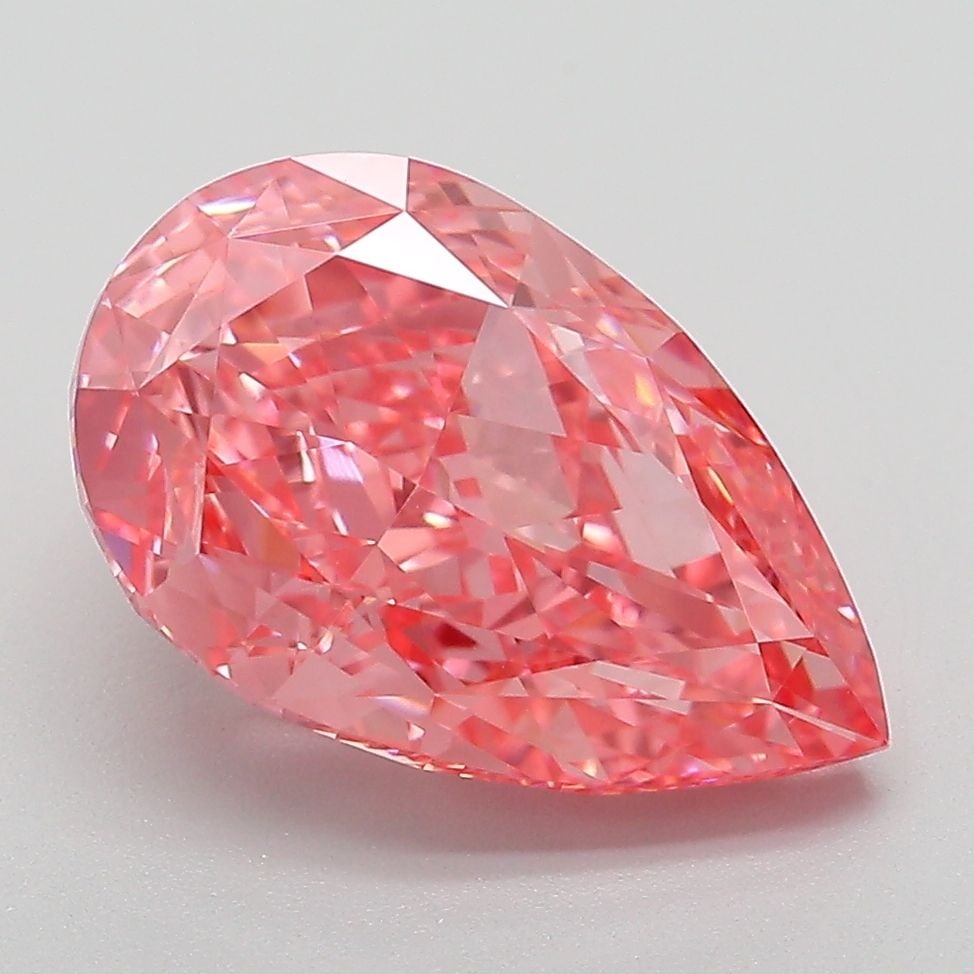 IGI Pear 4.01ct Fancy Vivid Pink VVS2 - Loose Lab Diamond: IGI Pear 4.01ct Fancy Vivid Pink VVS2 - Loose Lab Diamond Item Specifics: Source: This Is A Real Diamond Grown In A Lab Not Mined. Carat: 4.01 Cut: - Color: Fancy Vivid Pink Clarity: VVS2 Polish: EX