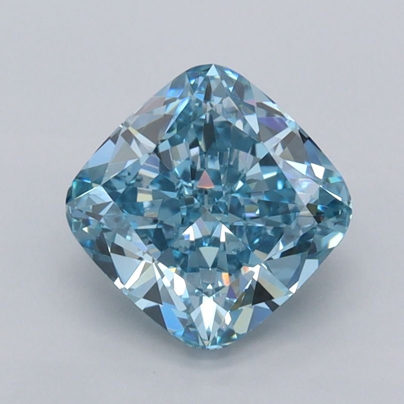 IGI Cushion Modified 1.53ct Fancy Vivid Blue VVS2 - Loose Lab Diamond: IGI Cushion Modified 1.53ct Fancy Vivid Blue VVS2 - Loose Lab Diamond Item Specifics: Source: This Is A Real Diamond Grown In A Lab Not Mined. Carat: 1.53 Cut: - Color: Fancy Vivid Blue Clarity: VVS2