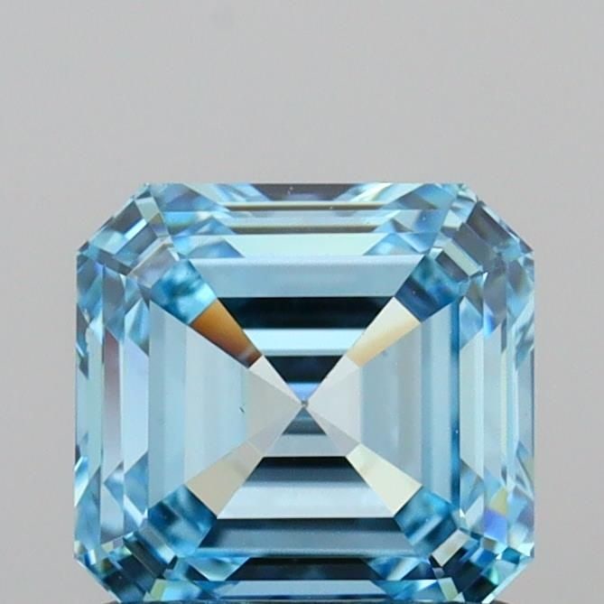 IGI Asscher 1.02ct Fancy Vivid Blue VVS2 - Loose Lab Diamond: IGI Asscher 1.02ct Fancy Vivid Blue VVS2 - Loose Lab Diamond Item Specifics: Source: This Is A Real Diamond Grown In A Lab Not Mined. Carat: 1.02 Cut: - Color: Fancy Vivid Blue Clarity: VVS2 Polish: E