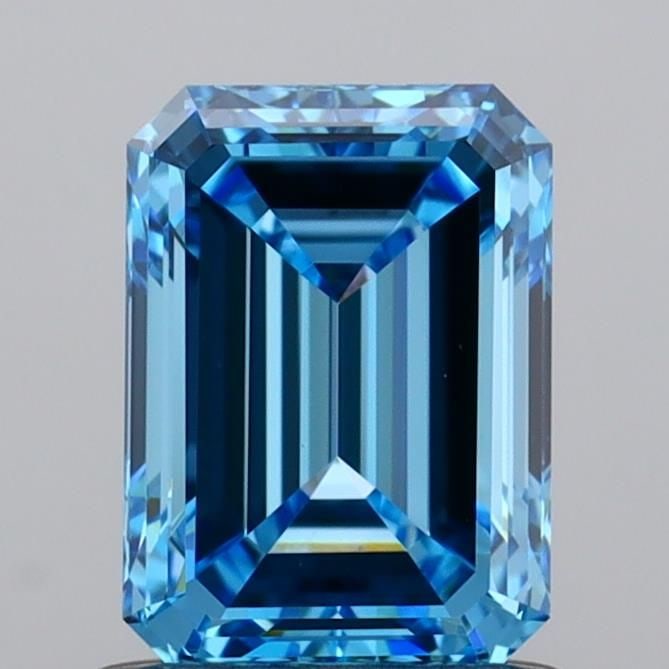 IGI Emerald 1.0ct Fancy Vivid Blue VVS2 - Loose Lab Diamond: IGI Emerald 1.0ct Fancy Vivid Blue VVS2 - Loose Lab Diamond Item Specifics: Source: This Is A Real Diamond Grown In A Lab Not Mined. Carat: 1.0 Cut: - Color: Fancy Vivid Blue Clarity: VVS2 Polish: EX 