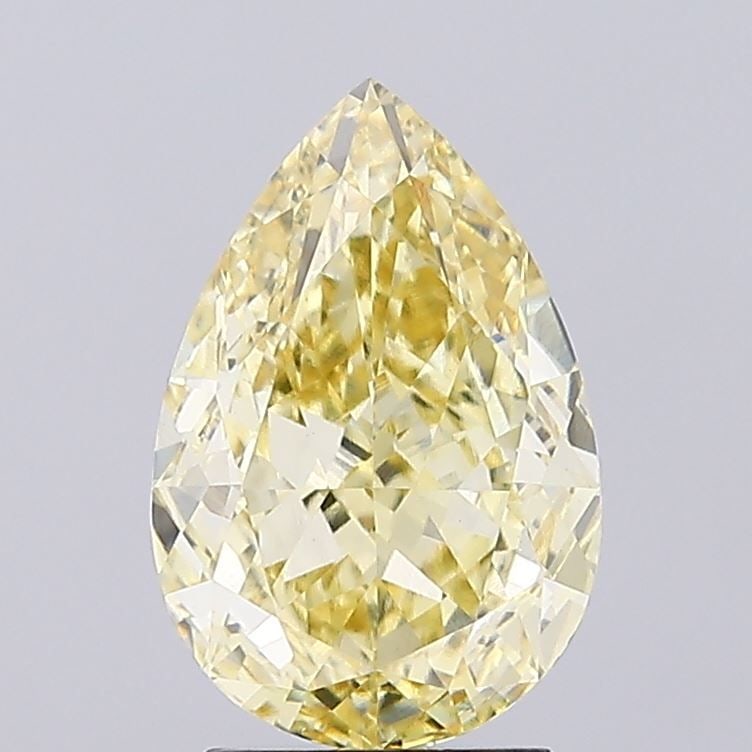 IGI Pear 3.0ct Fancy Intense Yellow VVS2 - Loose Lab Diamond: IGI Pear 3.0ct Fancy Intense Yellow VVS2 - Loose Lab Diamond Item Specifics: Source: This Is A Real Diamond Grown In A Lab Not Mined. Carat: 3.0 Cut: - Color: Fancy Intense Yellow Clarity: VVS2 Polish