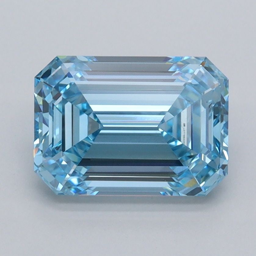 IGI Emerald 2.05ct Fancy Vivid Blue VVS2 - Loose Lab Diamond: IGI Emerald 2.05ct Fancy Vivid Blue VVS2 - Loose Lab Diamond Item Specifics: Source: This Is A Real Diamond Grown In A Lab Not Mined. Carat: 2.05 Cut: - Color: Fancy Vivid Blue Clarity: VVS2 Polish: E